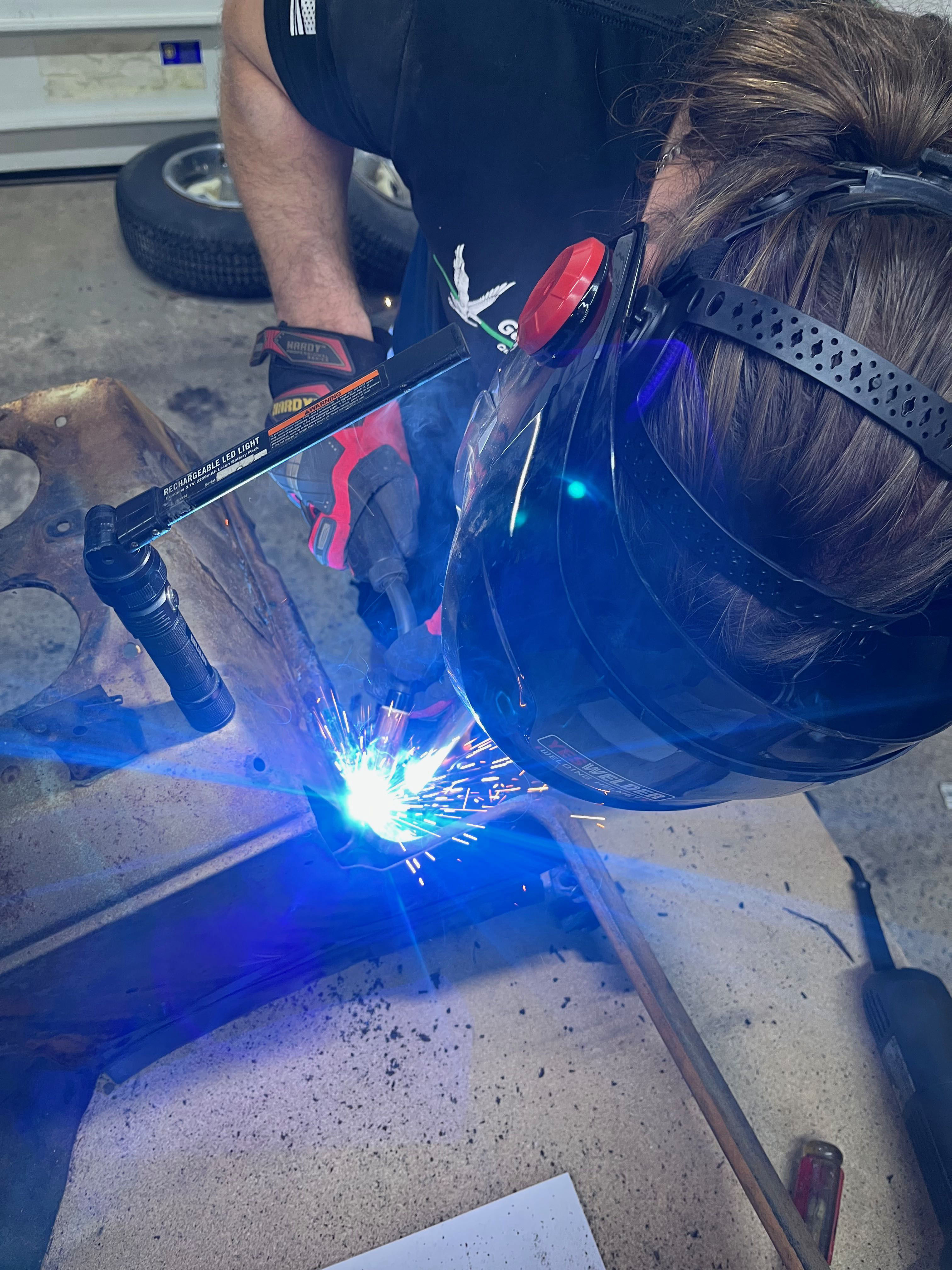 Wrenchmasters team working on classic cars and motorcycles in Santee CA